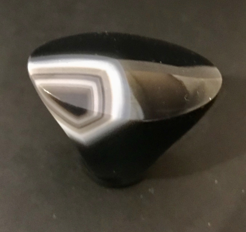 Onyx-Ring  ( Streifen-Achat)